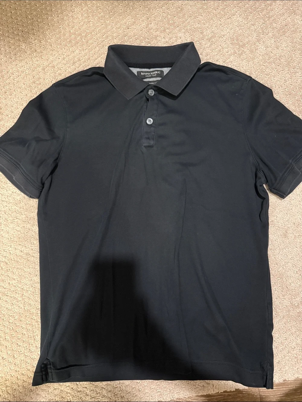 Banana Republic Men’s Black Polo